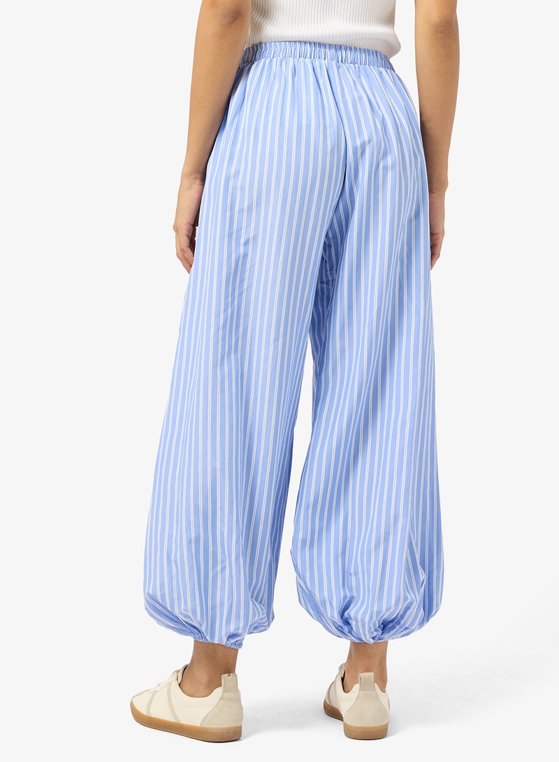 Ginger Stripe Wide Leg Balloon Pants - Image 3